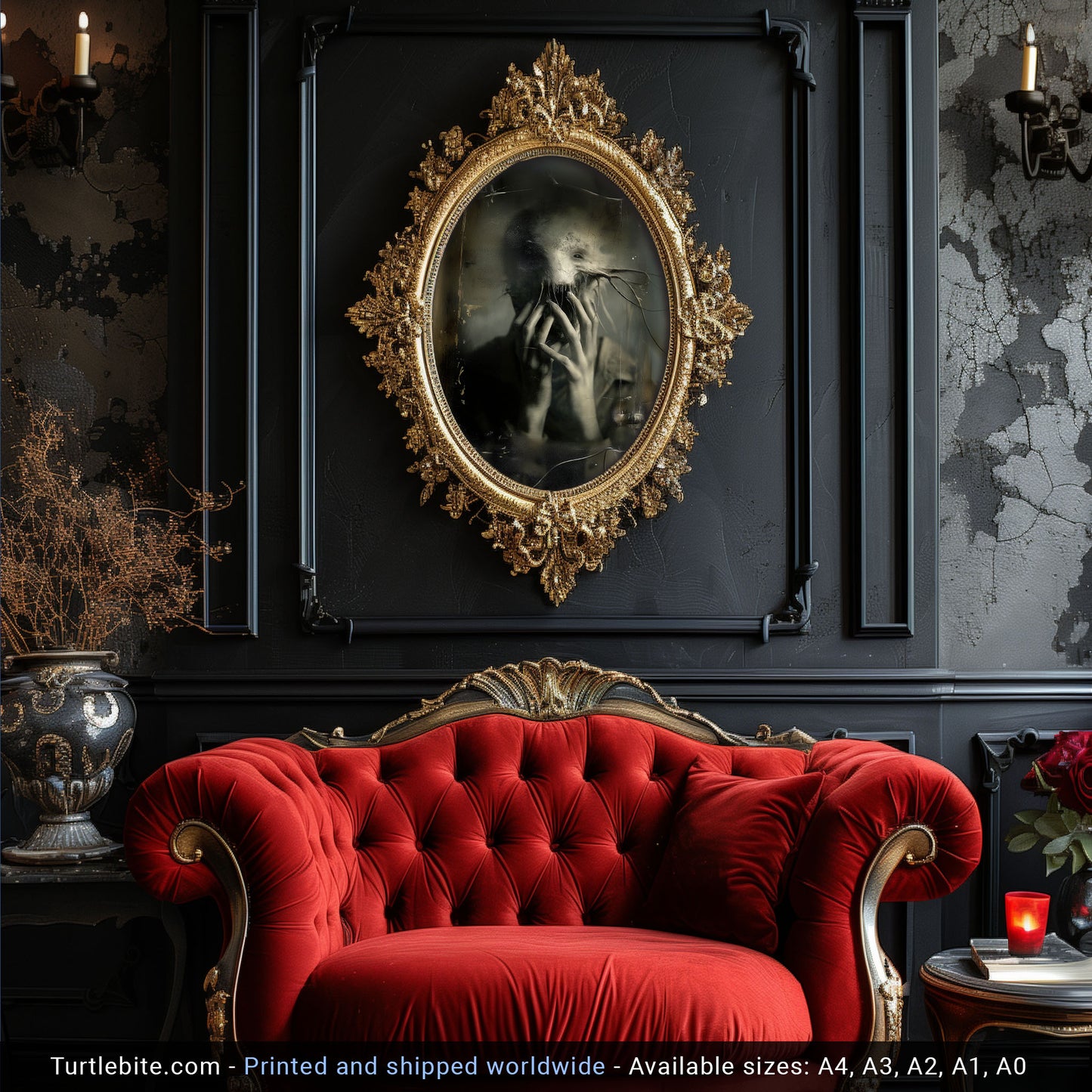 Horror Art Print - Dark Gothic Nightmare Poster