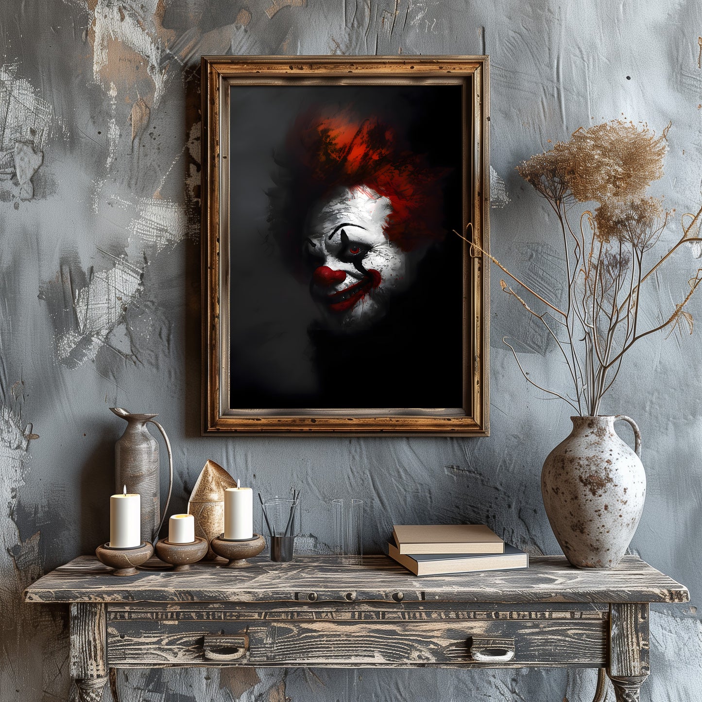 Dark Clowncore - Gothic Wall Art