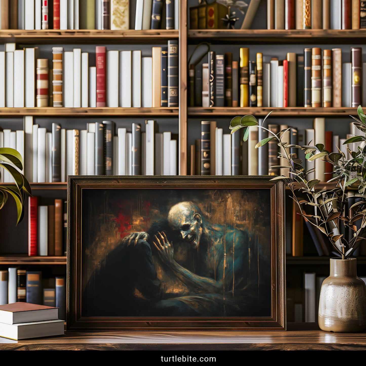 Dark Comfort Art Print - Haunting Gothic Wall Decor
