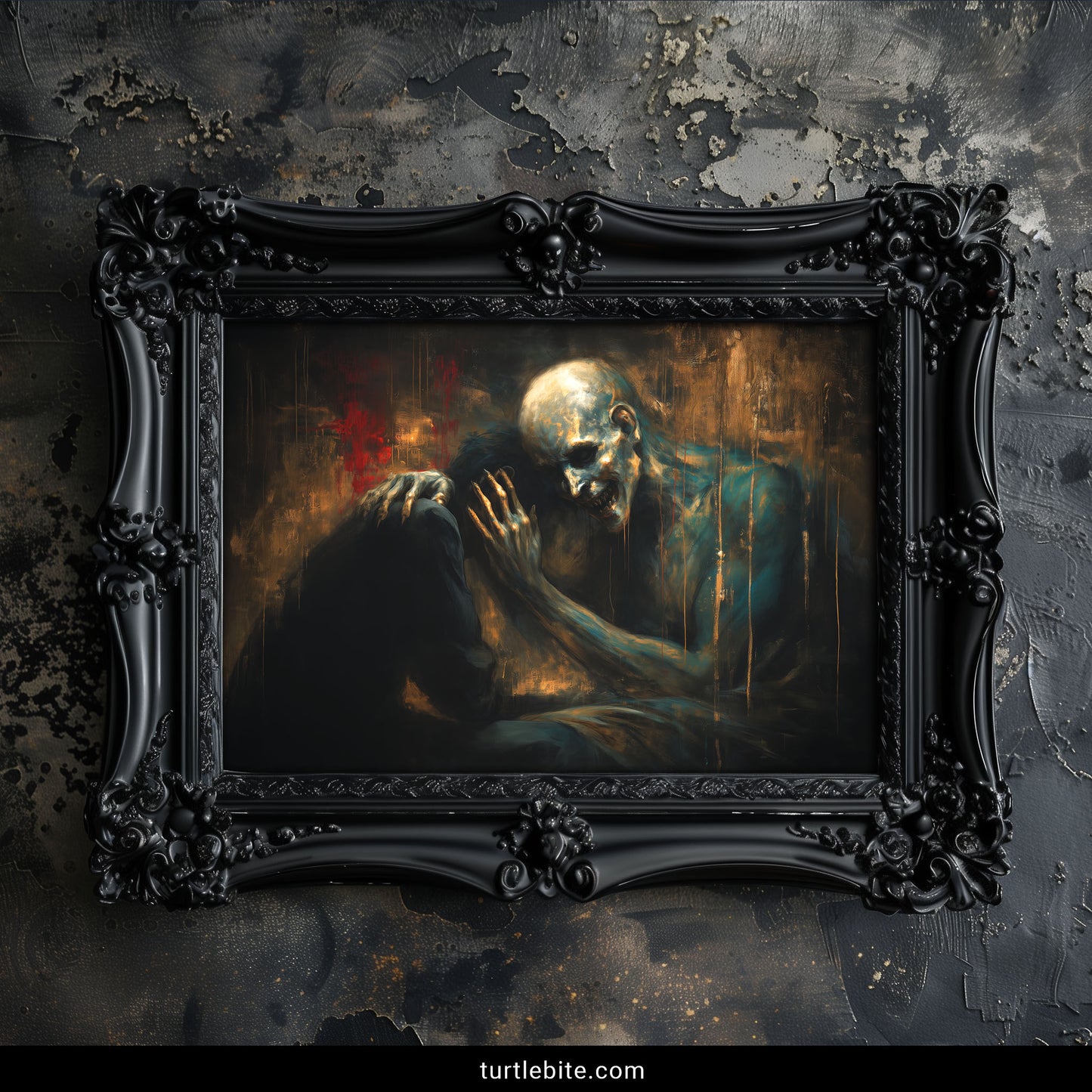 Dark Comfort Art Print - Haunting Gothic Wall Decor