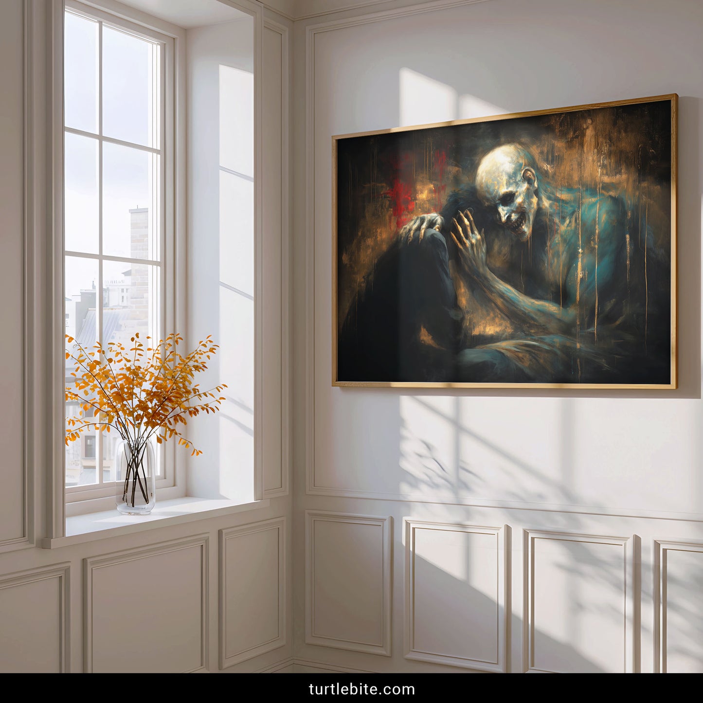 Dark Comfort Art Print - Haunting Gothic Wall Decor
