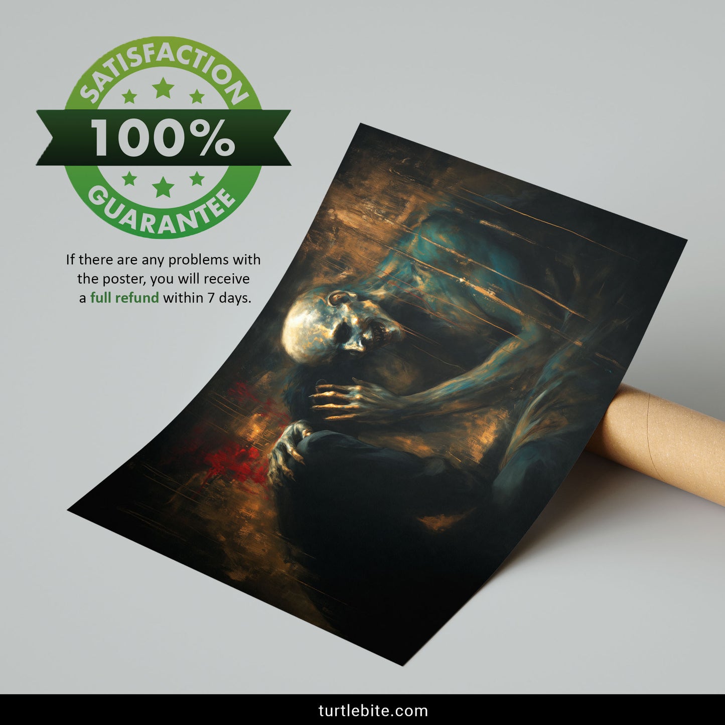 Dark Comfort Art Print - Haunting Gothic Wall Decor