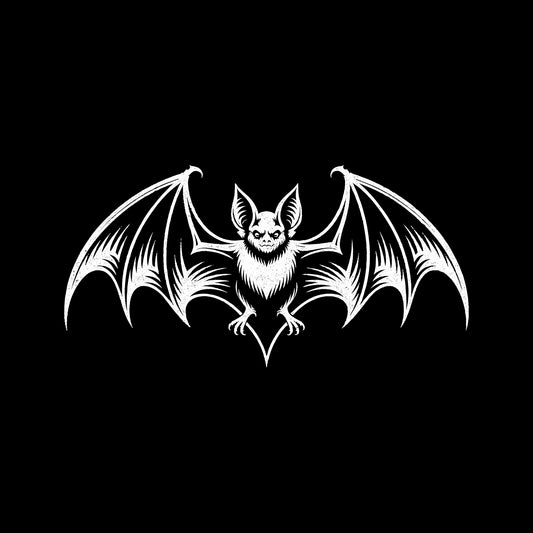 Gothic Bat T-Shirt – Demon Wings Graphic Tee