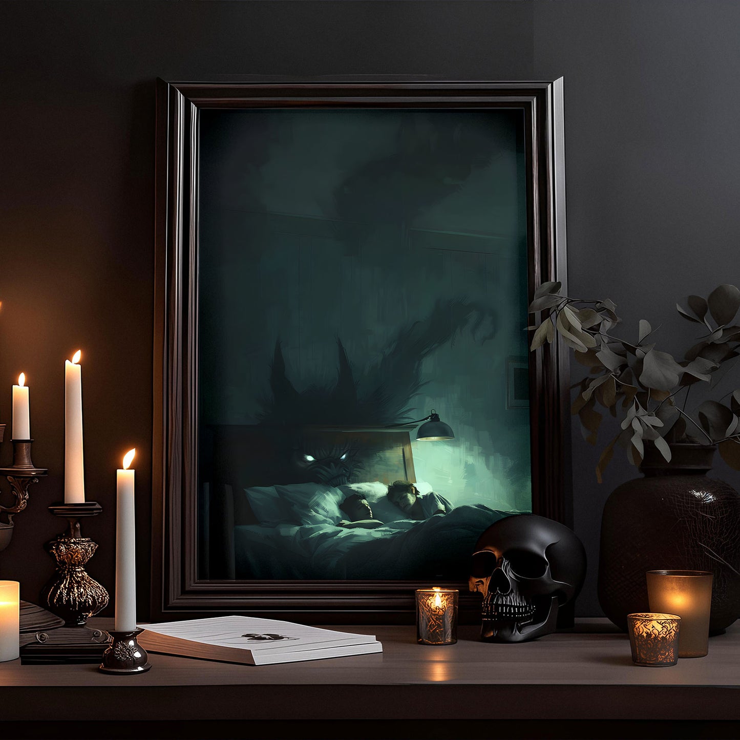 Haunting Nightmare Creature Gothic Art Print