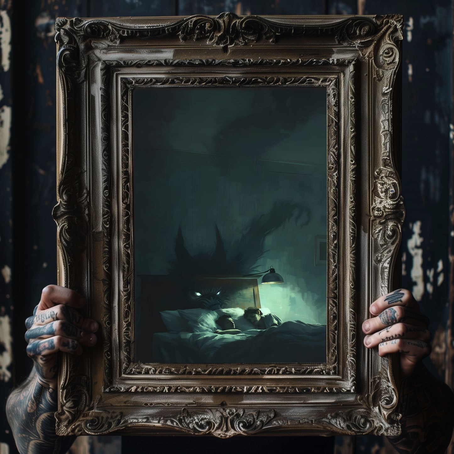 Haunting Nightmare Creature Gothic Art Print