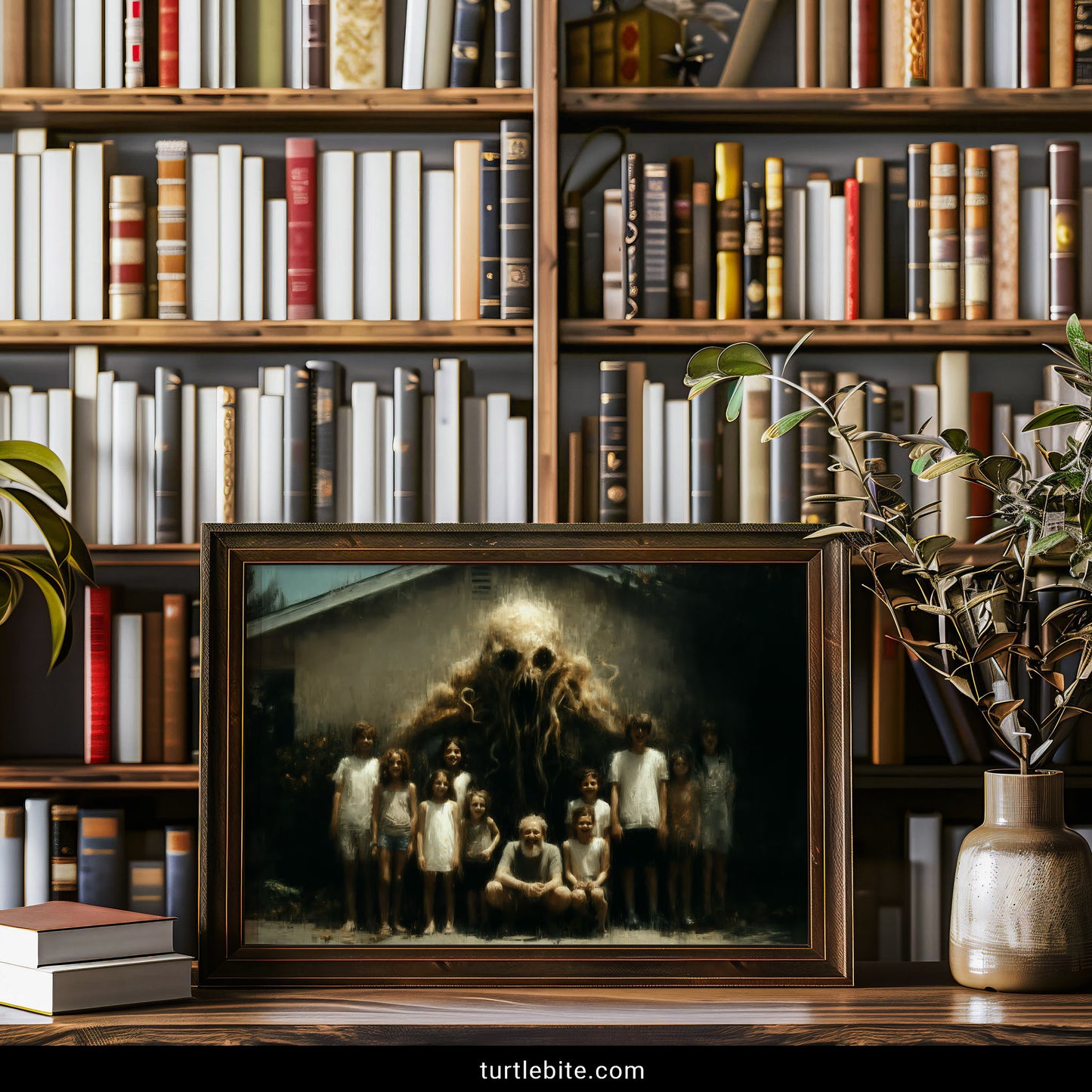 Horror Family Art - Dark Surreal Monster Wall Print