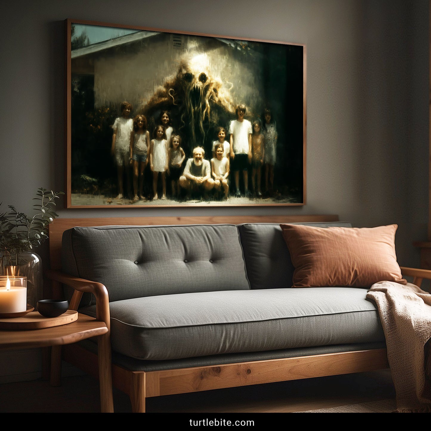Horror Family Art - Dark Surreal Monster Wall Print