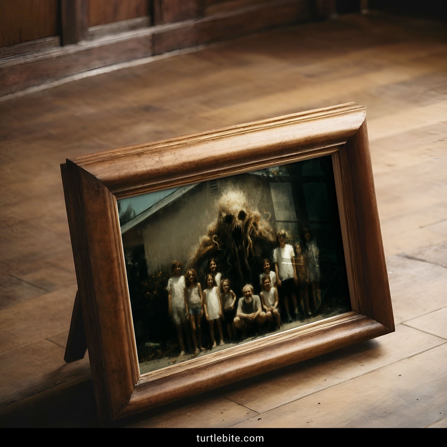 Horror Family Art - Dark Surreal Monster Wall Print