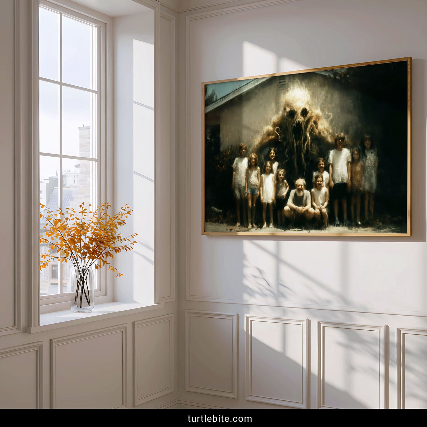 Horror Family Art - Dark Surreal Monster Wall Print