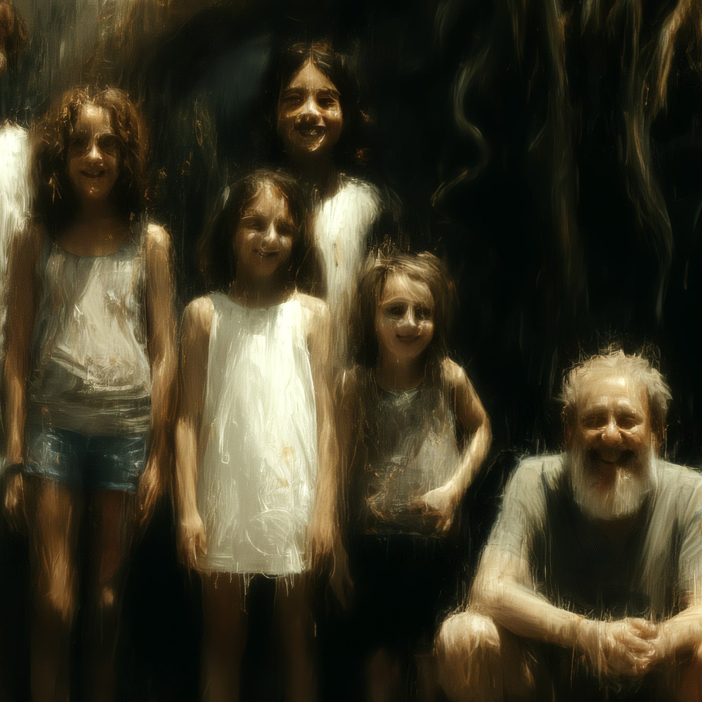 Horror Family Art - Dark Surreal Monster Wall Print