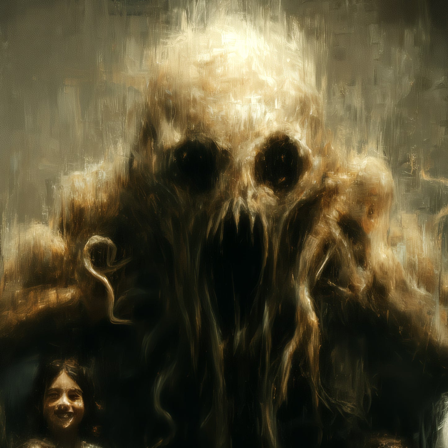 Horror Family Art - Dark Surreal Monster Wall Print