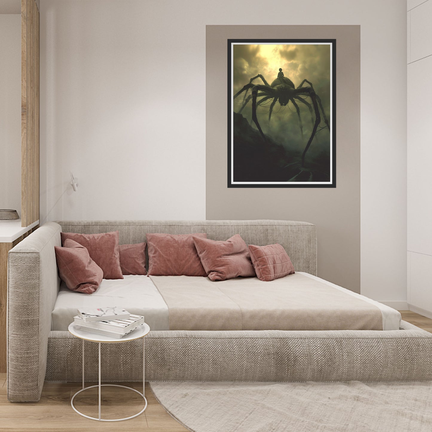 Spooky Spiderboy Wall Art: Huge Creepy Spider Poster - Gothic Print