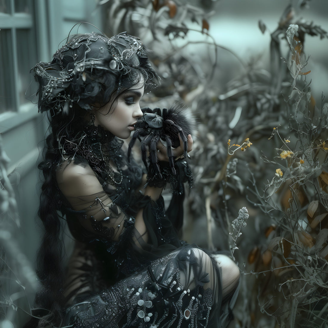 Gothic gifts for her gift guide featuring dark romance wall art