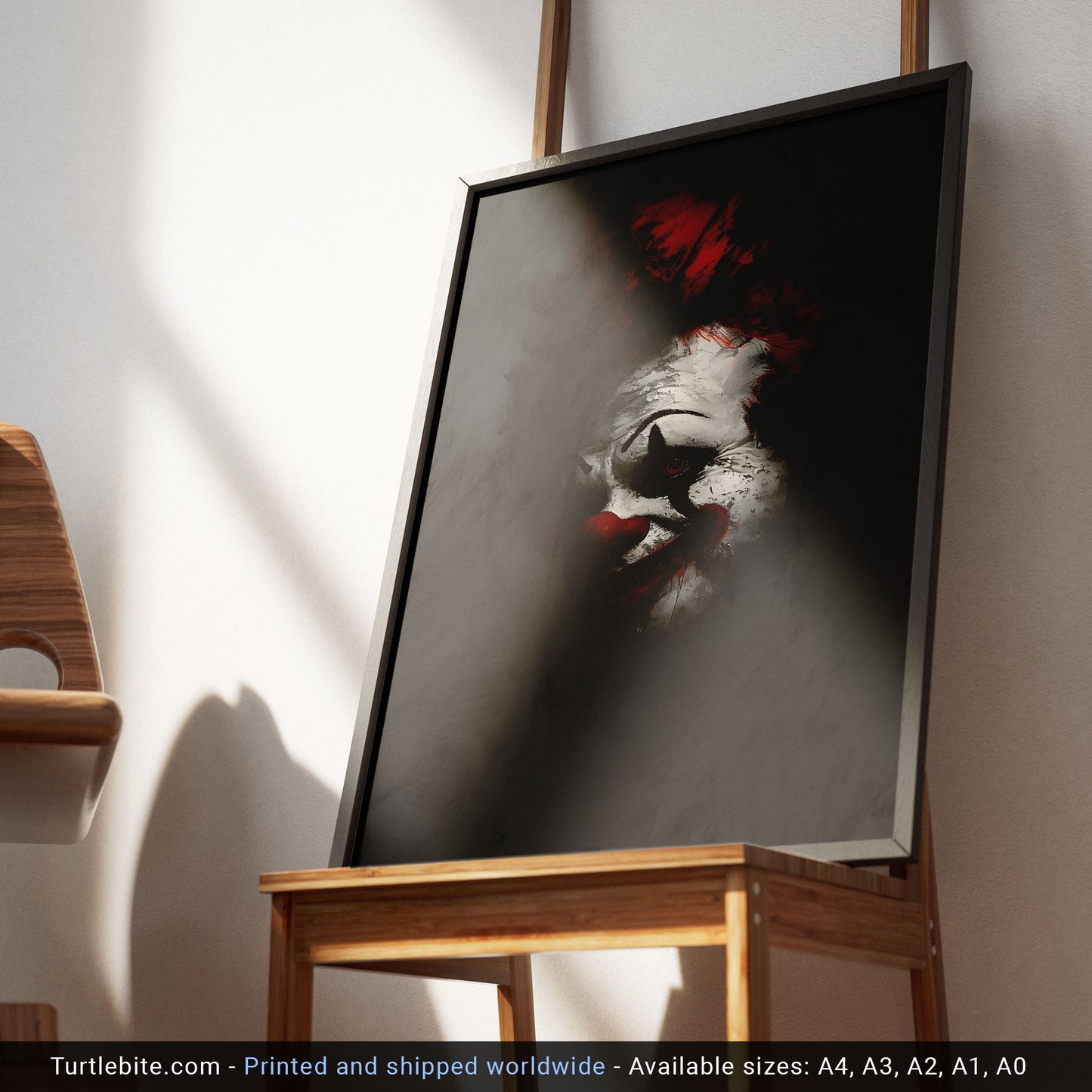 Dark Clowncore Poster - Gothic Wall Art