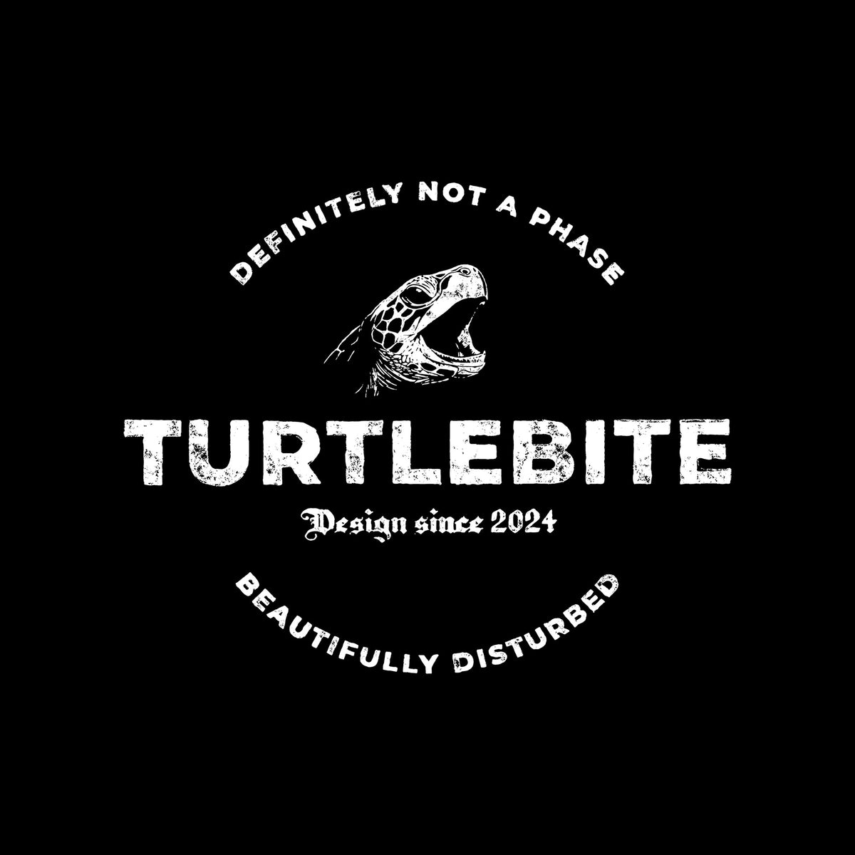 Turtlebite Gothic Tee – Definitely Not a Phase T-Shirt
