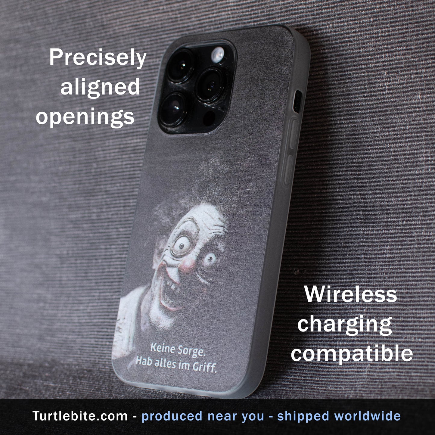 Chilling 'Is Anybody Up There?' Horror Phone Case, Personalizable Creepy Dark Art for iPhone and Samsung