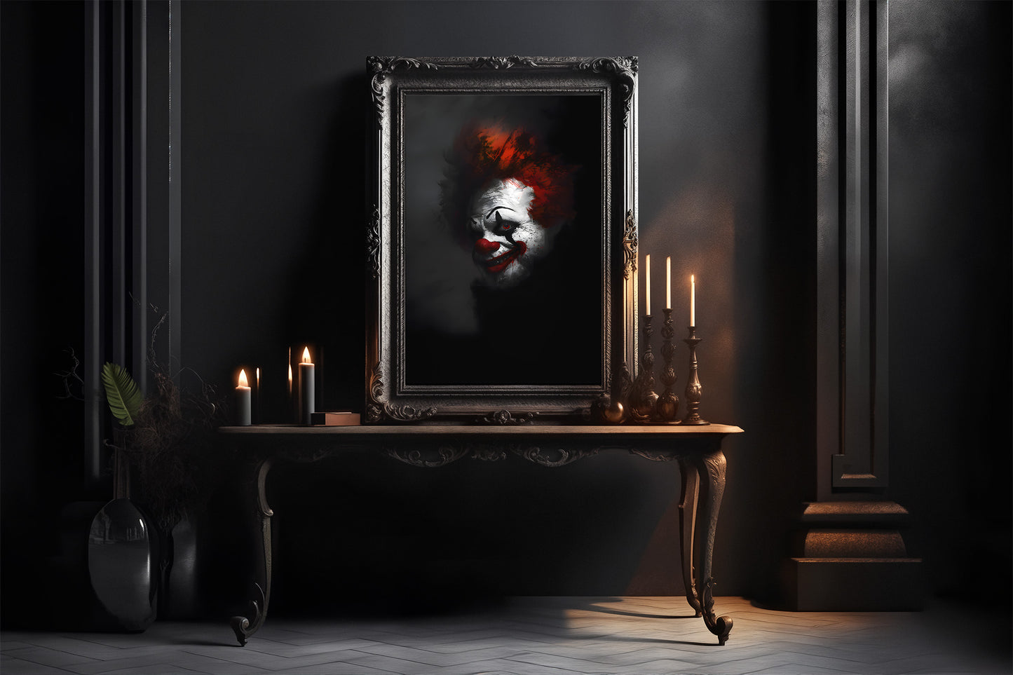 Dark Clowncore - Gothic Wall Art