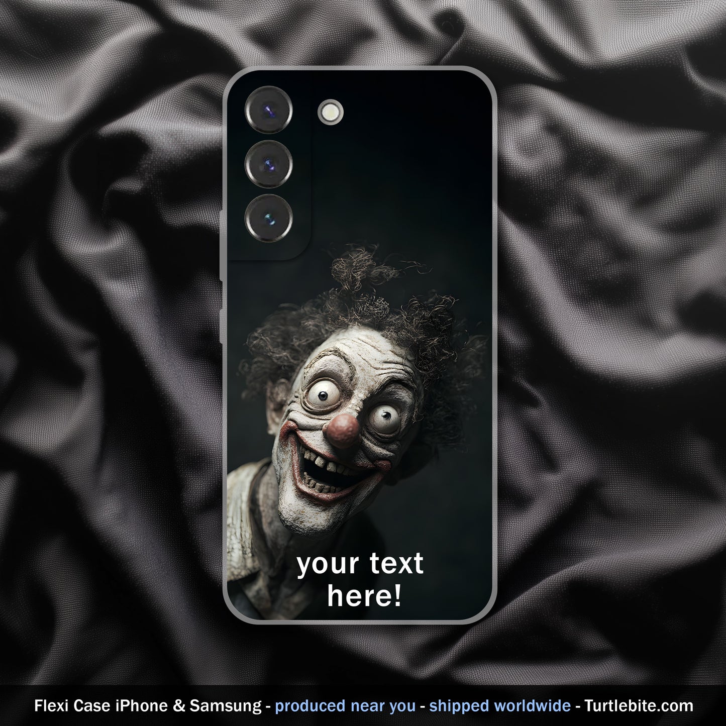 Customizable Insane Clowncore Phone Case - Dark Wacky Cover for iPhone 15 Pro Max 14 13 12 11 Plus Samsung S24 Ultra S23 S22 S21 S20