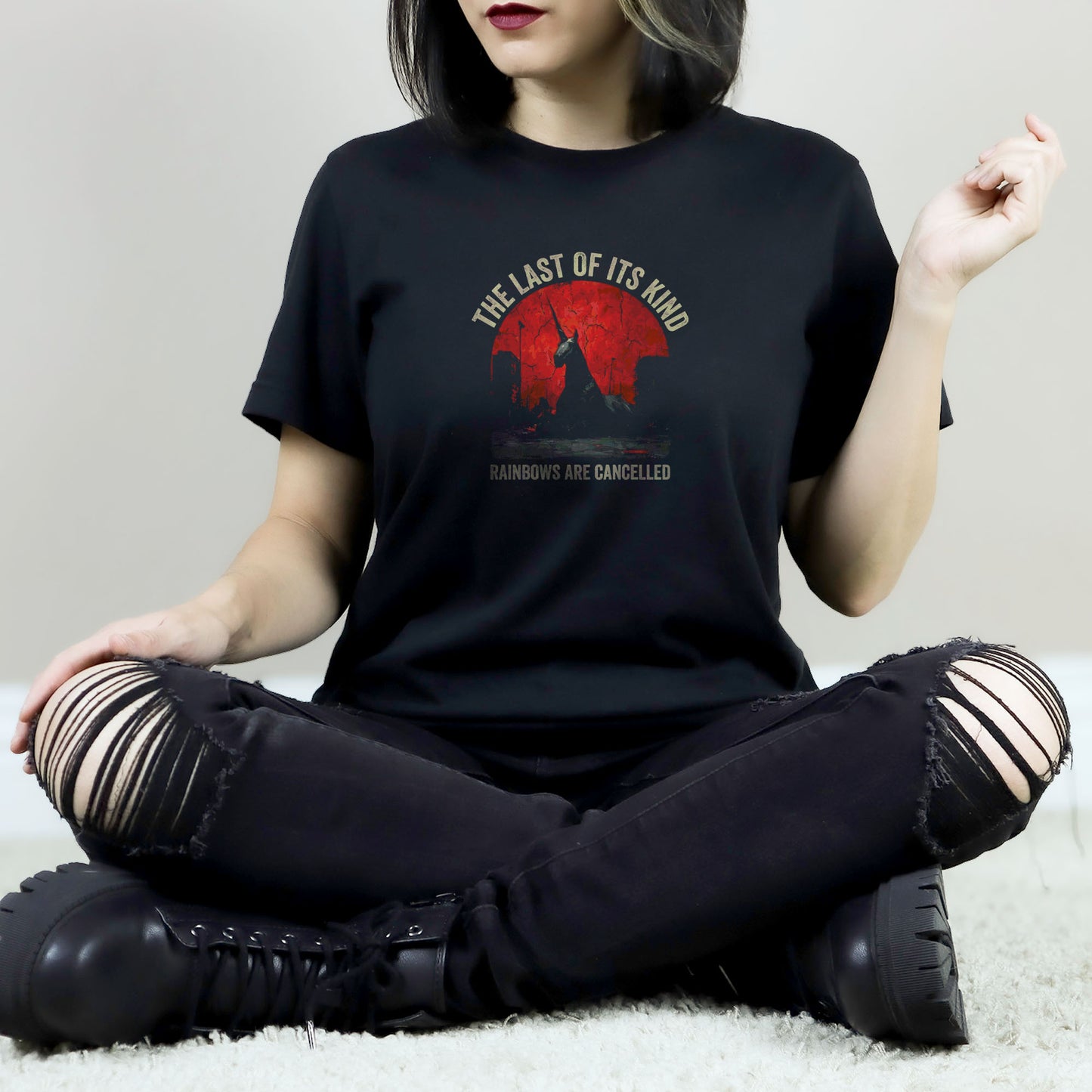 Dark Unicorn T-Shirt, Post-Apocalyptic Tee