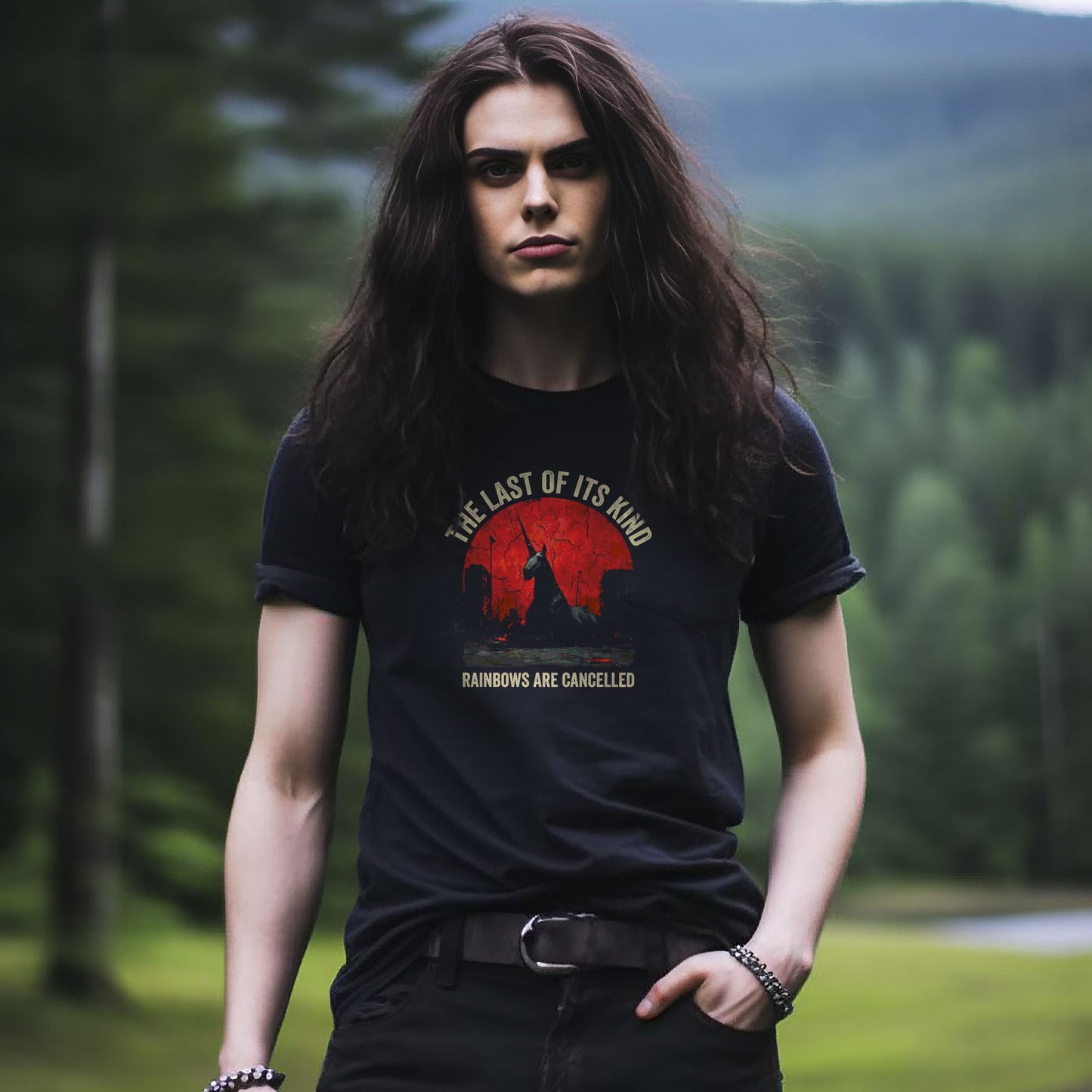 Dark Unicorn T-Shirt, Post-Apocalyptic Tee