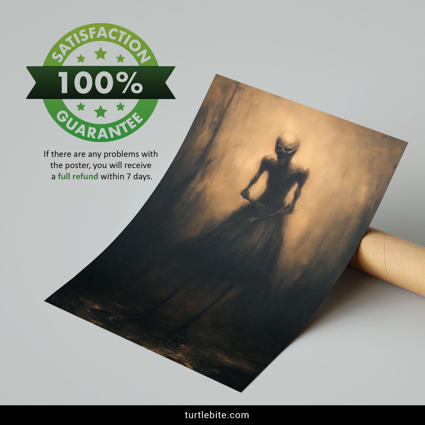 Gothic Skeleton Woman Art Print, Memento Mori Poster