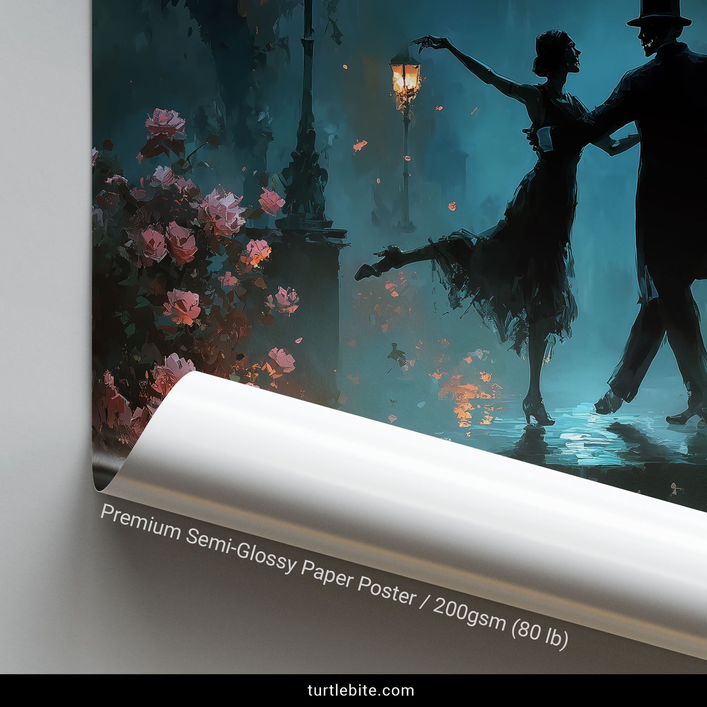 Gothic Victorian Moonlight Dance Art Print