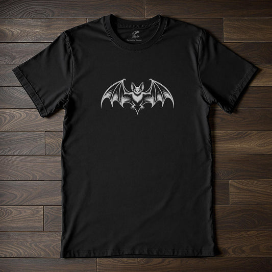Gothic Bat T-Shirt – Demon Wings Graphic Tee