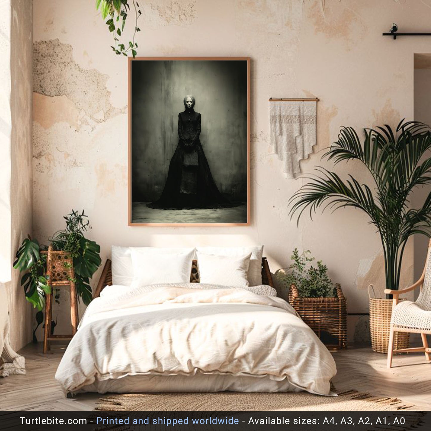 Haunting Victorian Portrait Print - Gothic Wall Art