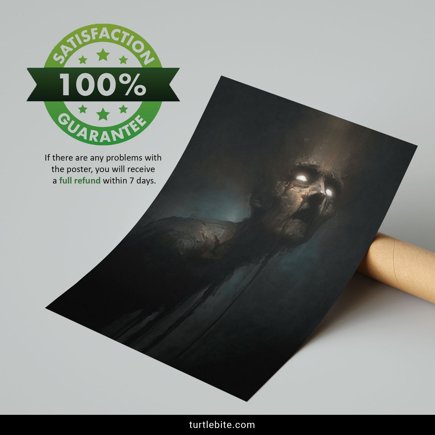 Horror Poster, Disturbing Artwork, Gothic Nightmare Wall Decor