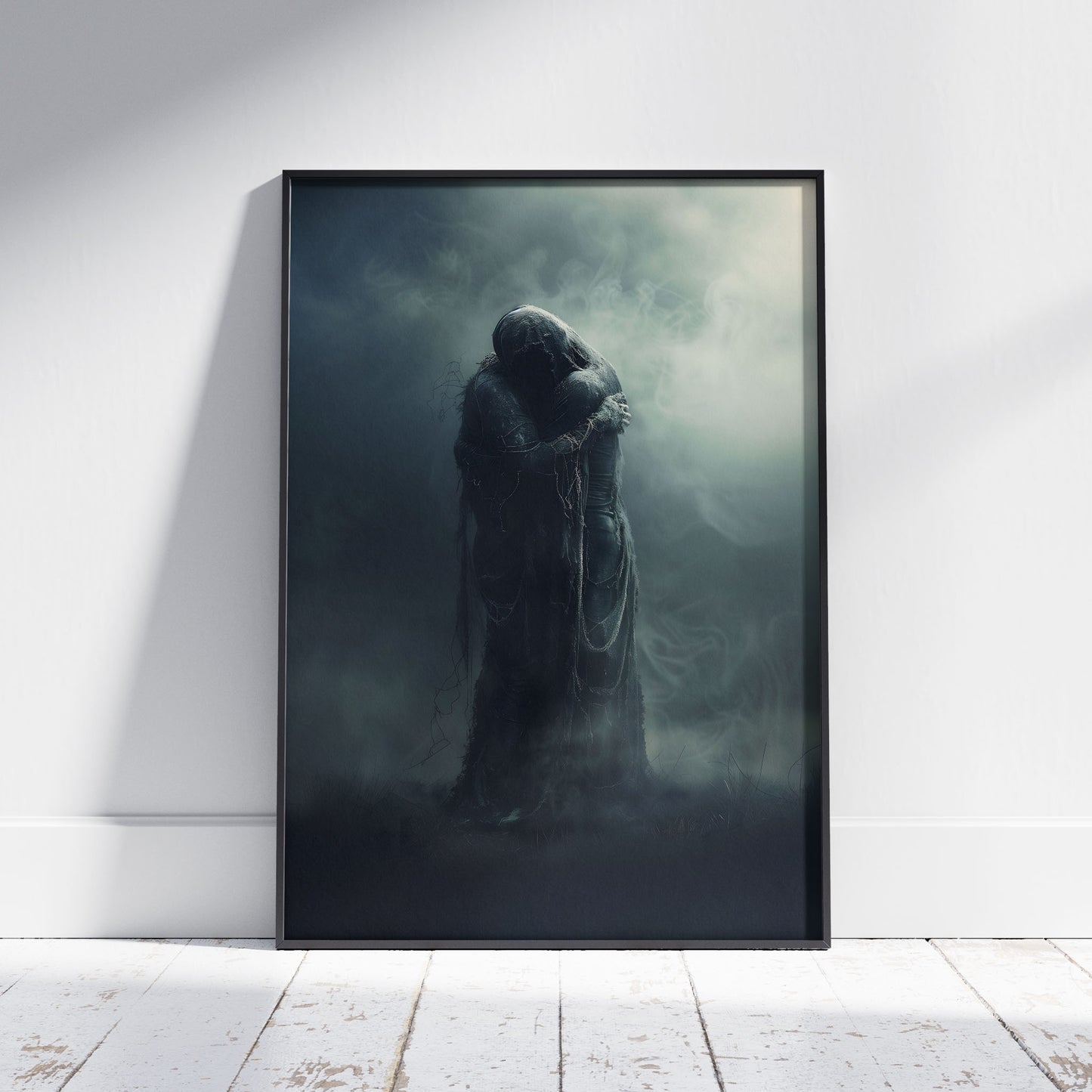 Dark Eternal Love Poster, Gothic Romance Home Decor, Moody Art Print