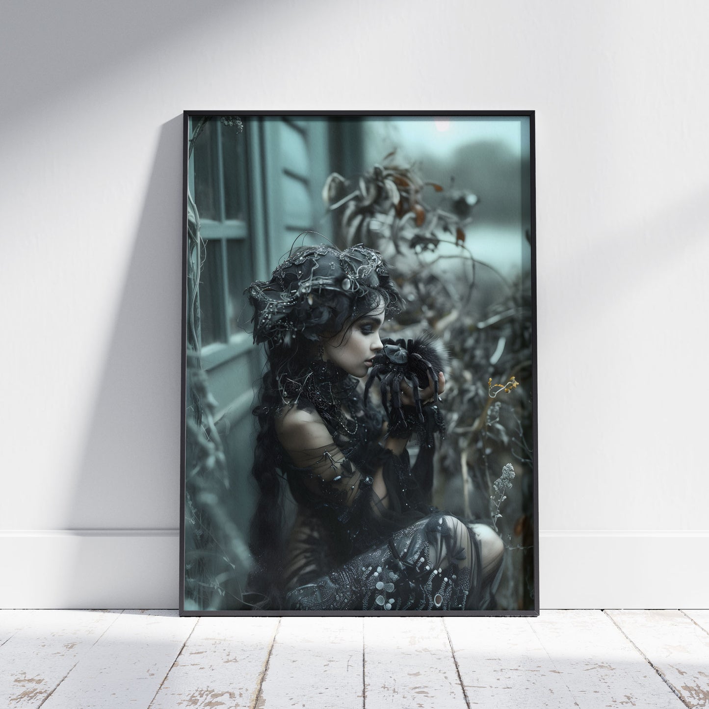 Gothic "Kiss of the Spider" - Wall Art