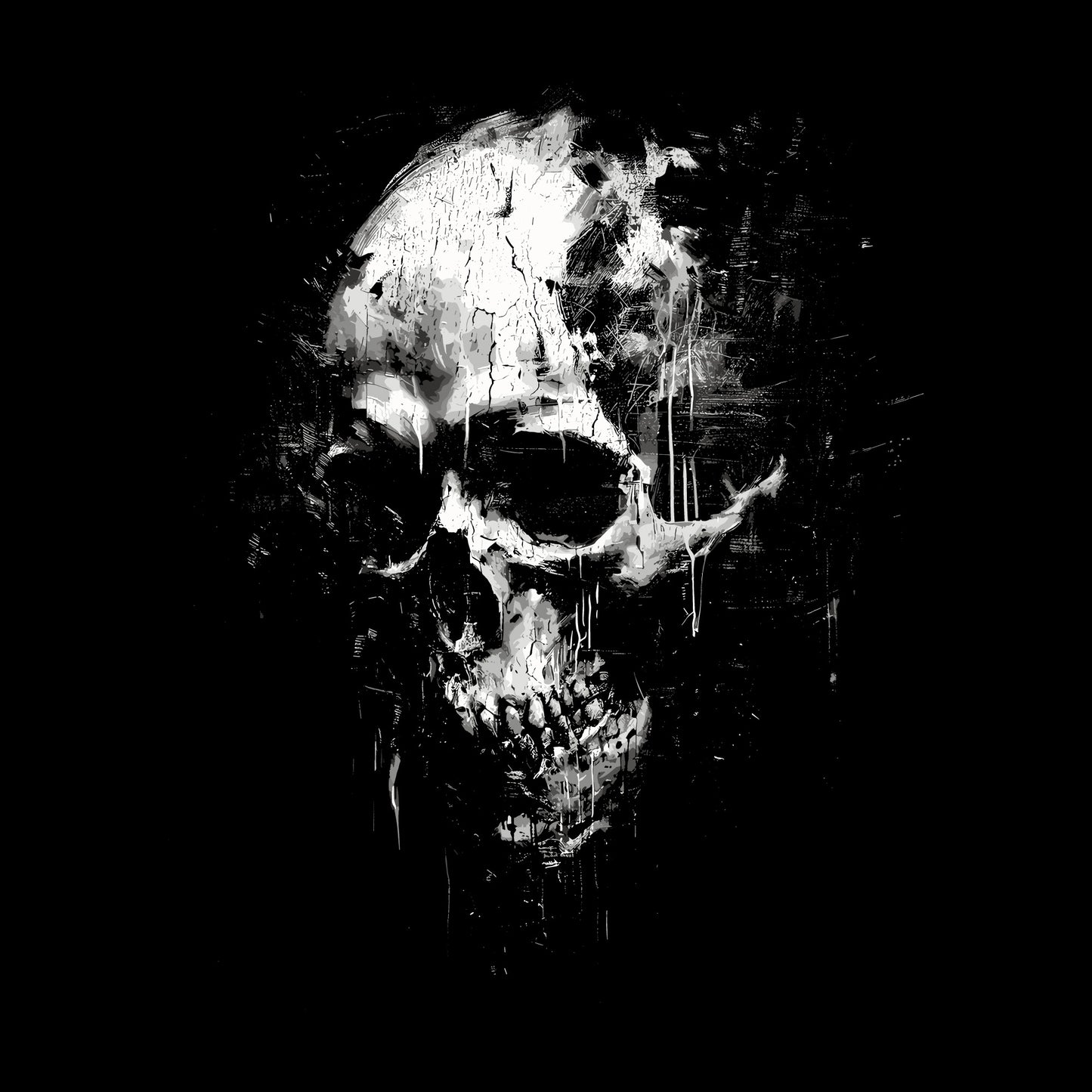Memento Mori Skull T-Shirt, Gothic Horror Tee