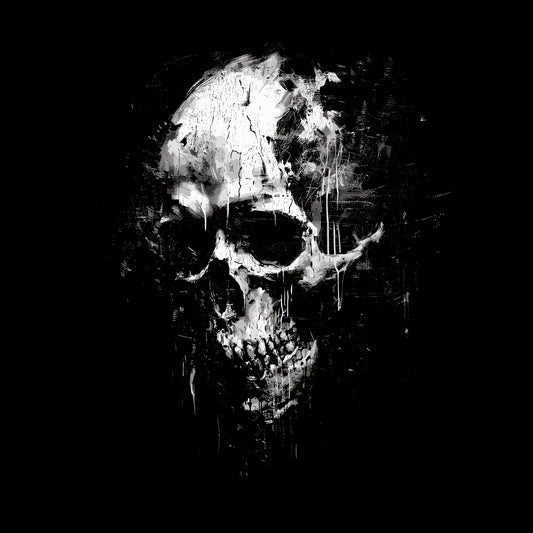 Memento Mori Skull T-Shirt, Gothic Horror Tee