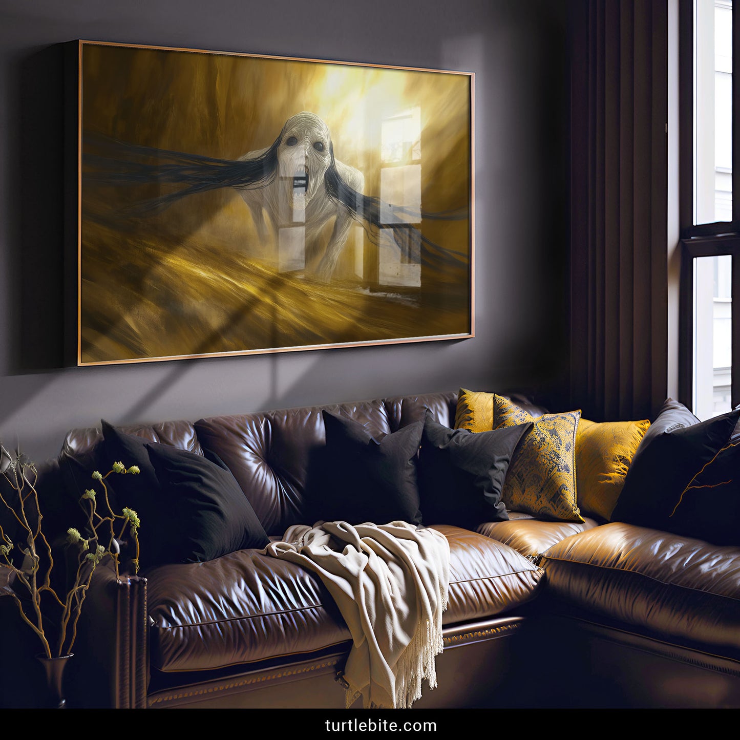 Nightmare Art Print, Dark Fantasy Gothic Horror Poster