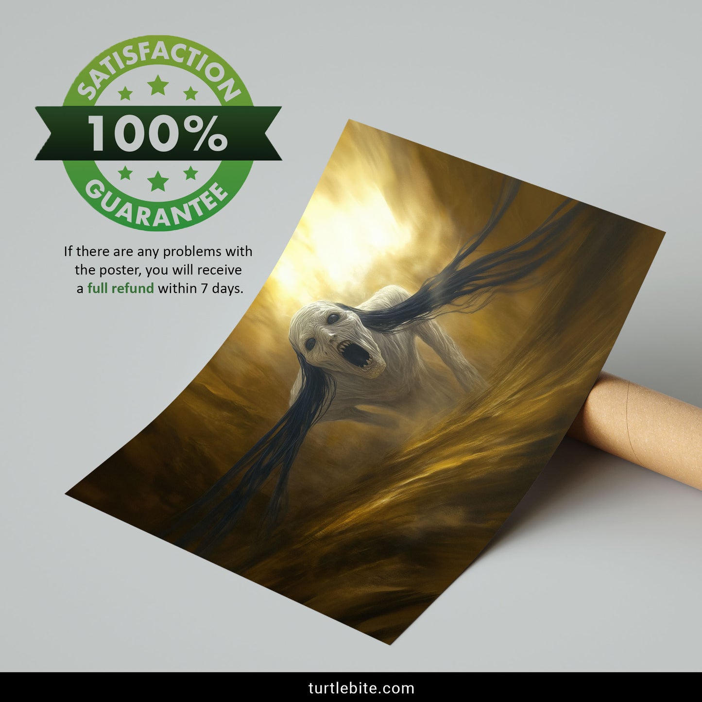 Nightmare Art Print, Dark Fantasy Gothic Horror Poster