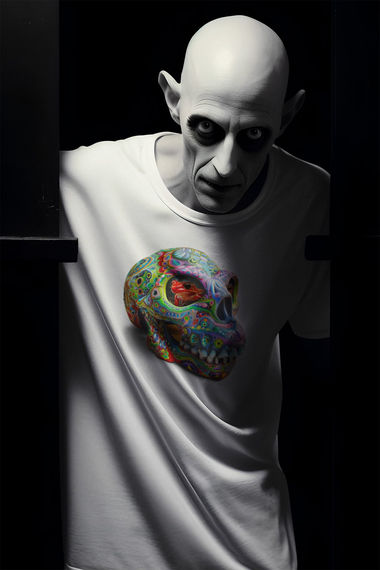 Skull Frog Eyes Psychedelic Shirt