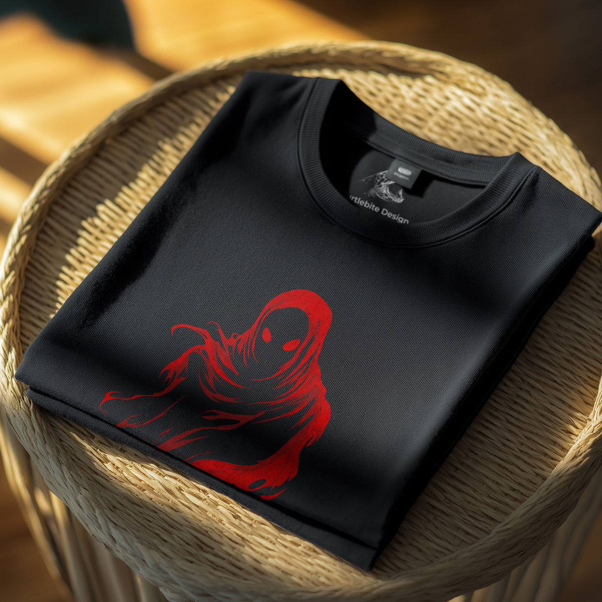 Red Death Ghost Gothic T-Shirt - Dark Art Horror Tee