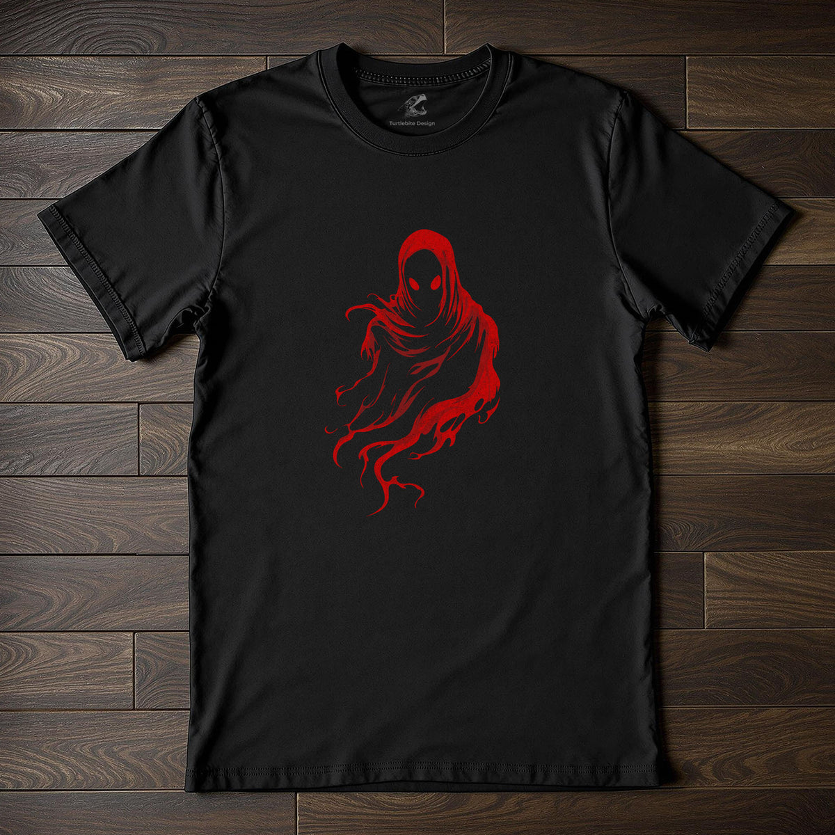 Red Death Ghost Gothic T-Shirt - Dark Art Horror Tee