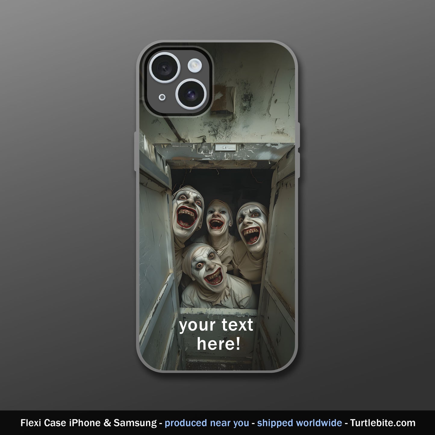 Tadaaa! Creepy Good Old Friends Phone Case - Cover for iPhone 15 Pro Max 14 13 12 11 Plus, Samsung S24 Ultra S23 S22 S21 S20