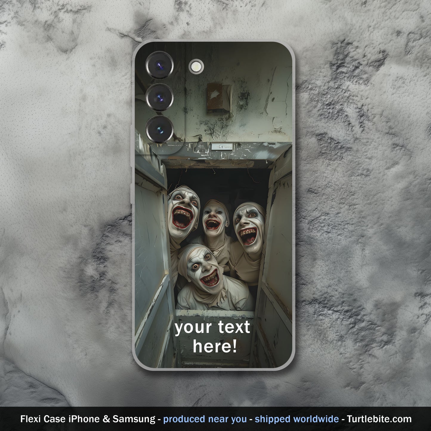 Tadaaa! Creepy Good Old Friends Phone Case - Cover for iPhone 15 Pro Max 14 13 12 11 Plus, Samsung S24 Ultra S23 S22 S21 S20