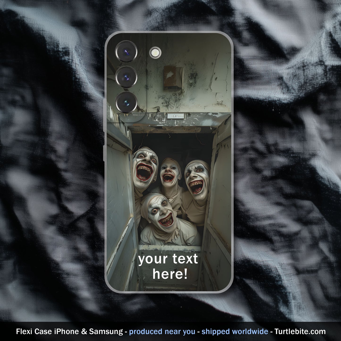 Tadaaa! Creepy Good Old Friends Phone Case - Cover for iPhone 15 Pro Max 14 13 12 11 Plus, Samsung S24 Ultra S23 S22 S21 S20