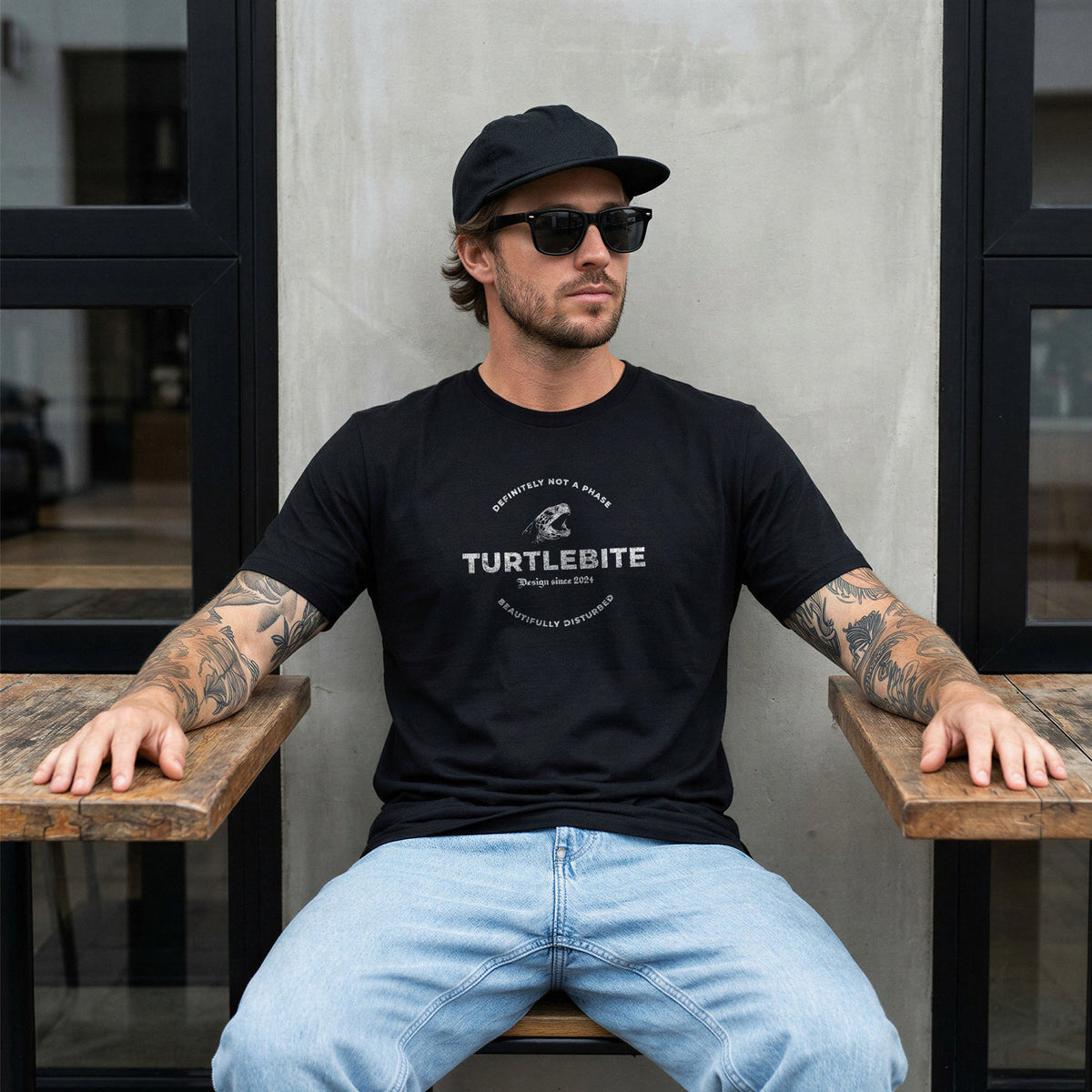 Turtlebite Gothic Tee – Definitely Not a Phase T-Shirt