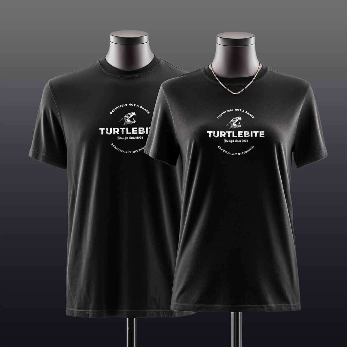Turtlebite Gothic Tee – Definitely Not a Phase T-Shirt