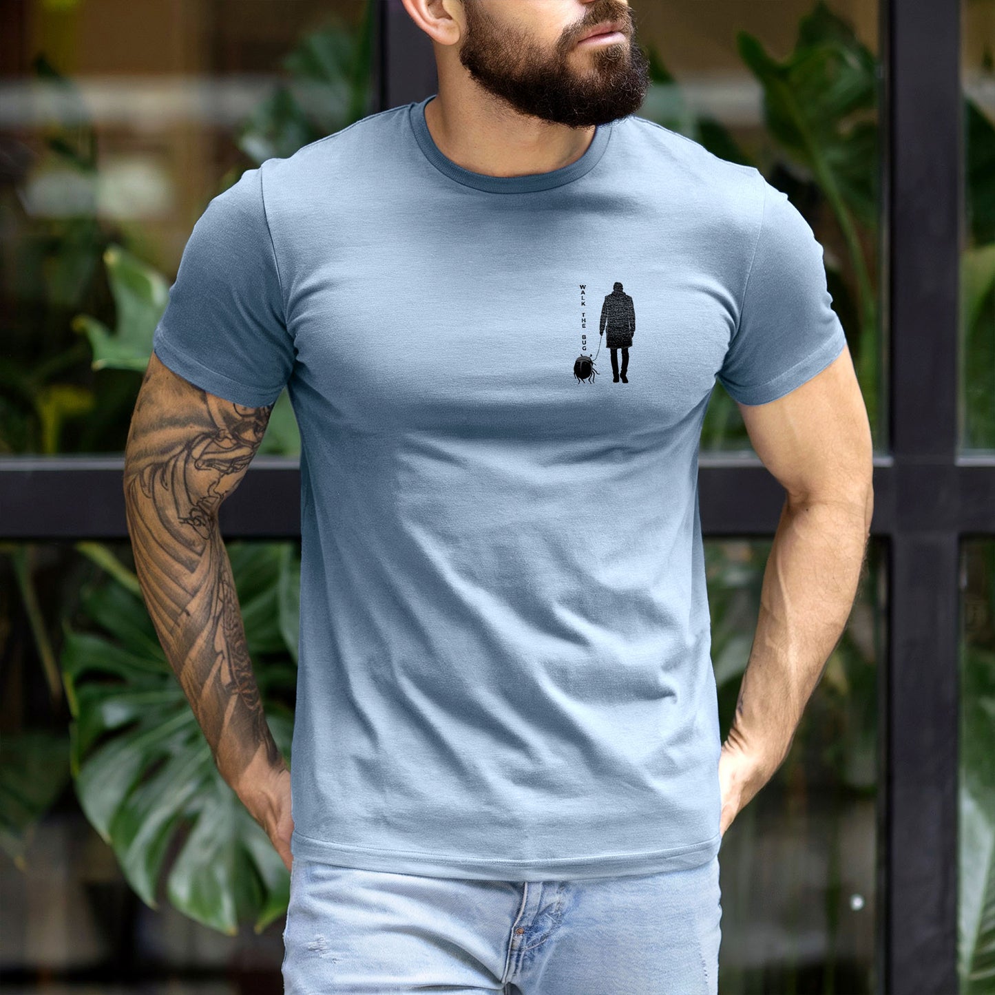 Walk The Bug T-Shirt – Creepy Gothic Beetle Graphic Tee