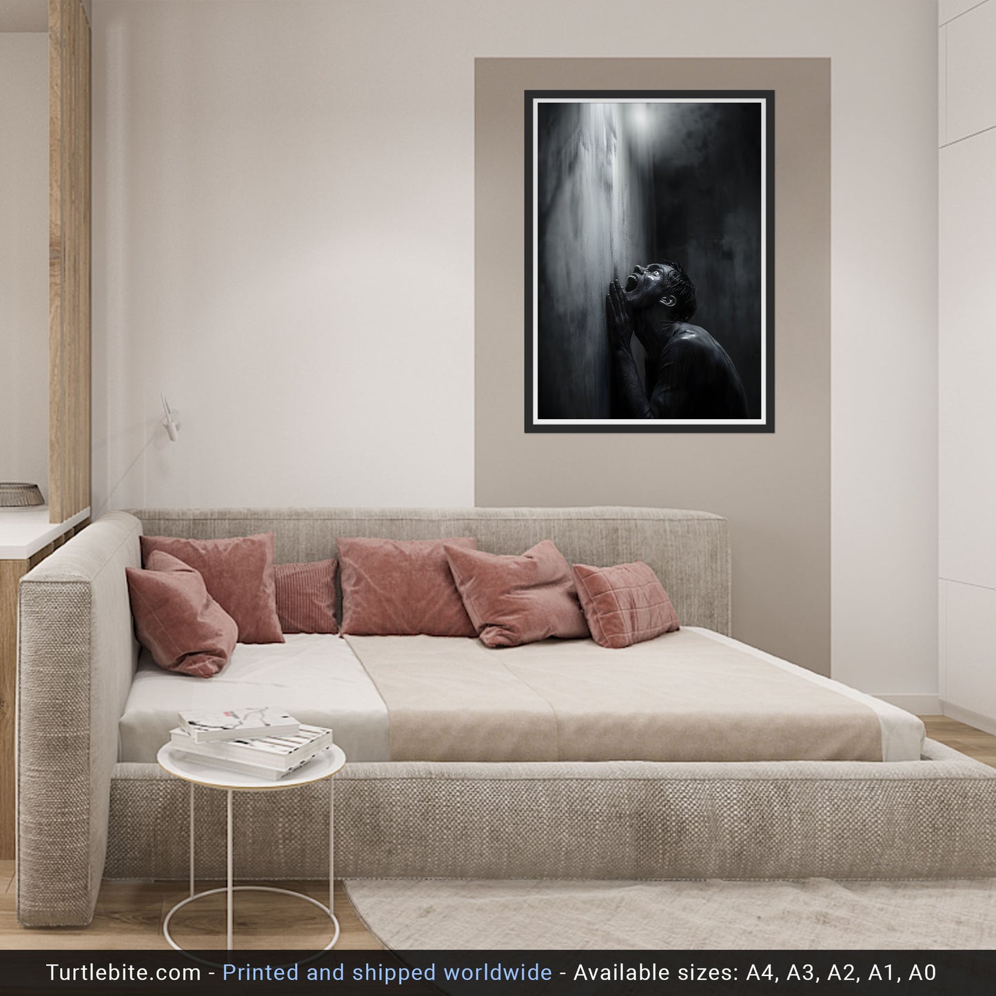 Chilling 'Is Anybody Up There?' Horror Poster - Spooky Basement Wall Art